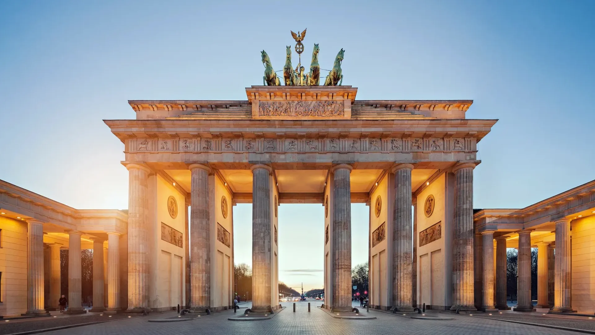 Brandenburg Gate in Germany Visa